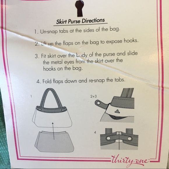 Thirty one skirt bag ( 2 bags in one ) - Picture 3 of 7